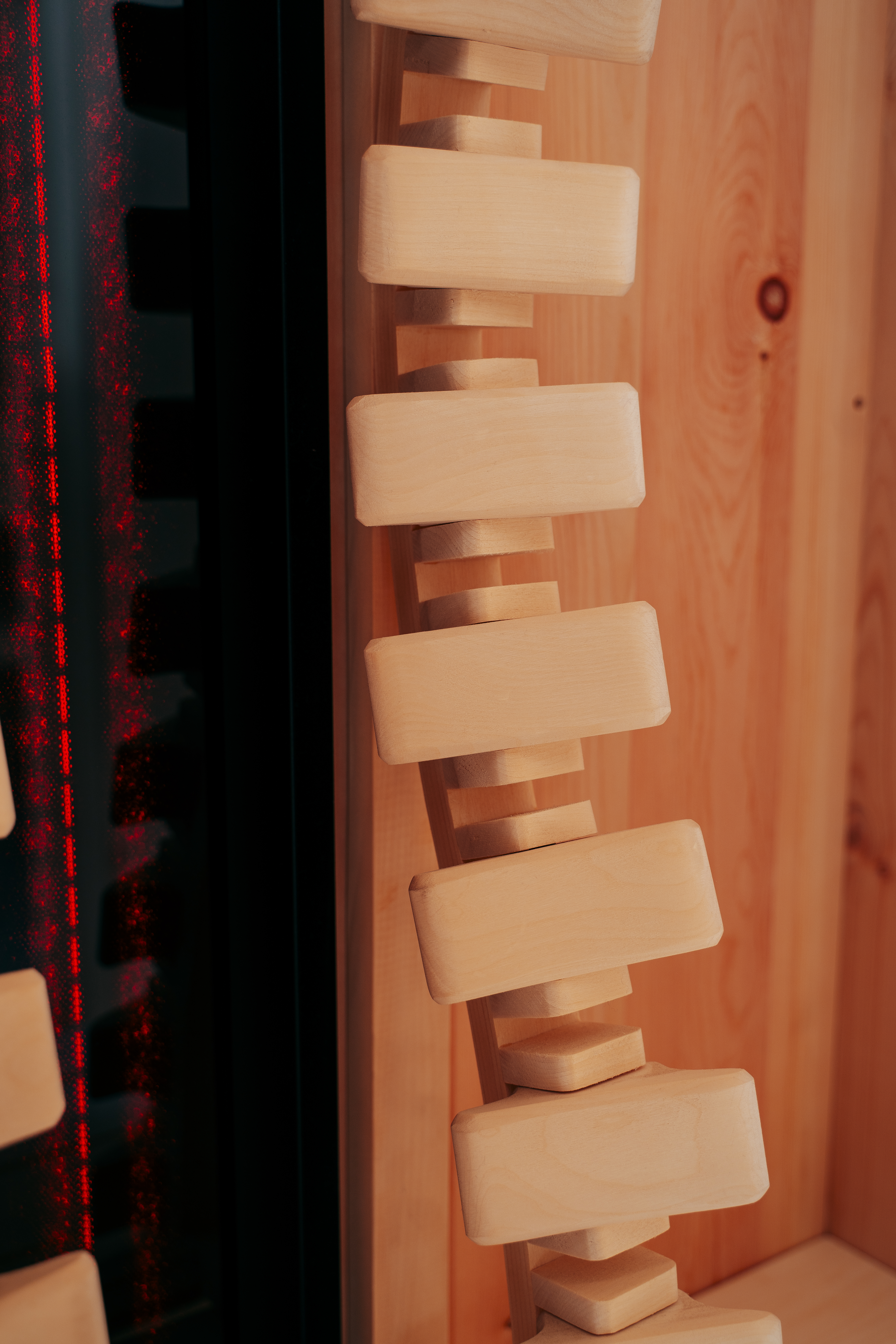 Infrarotkabine aus Zirbenholz Modell AURA 1