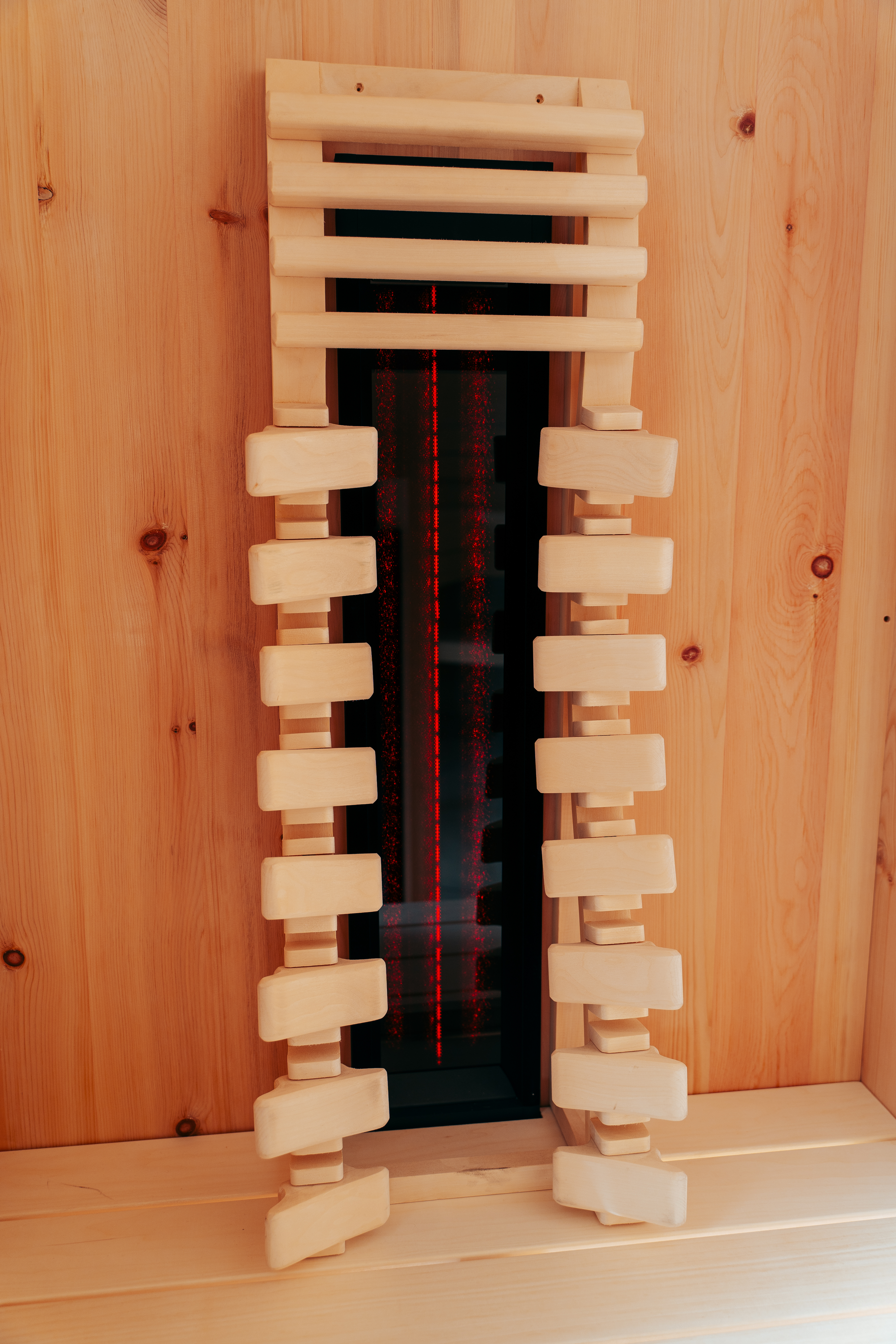 Infrarotkabine aus Zirbenholz Modell AURA 1