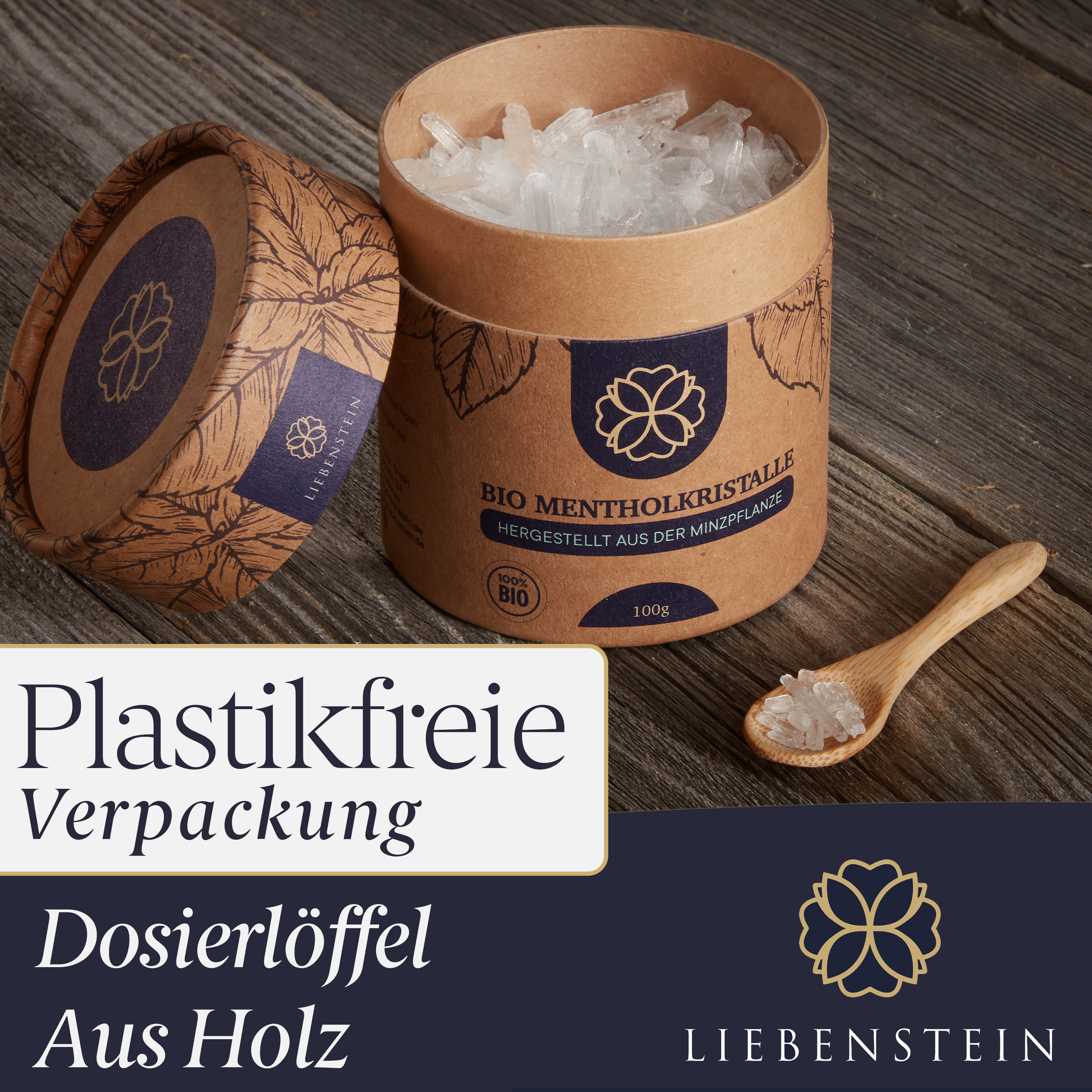 Liebenstein Bio Mentholkristalle für die Sauna 